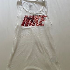 White Nike Tank Top